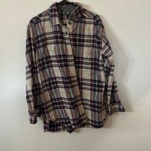 Roots Canada  women’s flannel size XL
